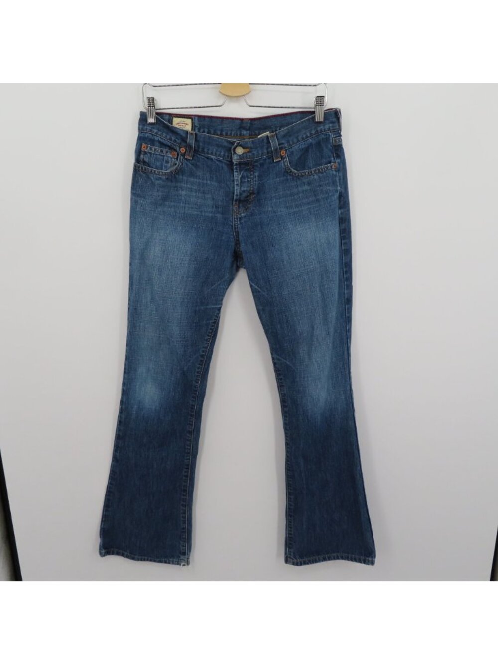 Abercrombie and Fitch Women 6 Regular Blue Denim Bootcut Boot Jeans Cotton Y2K - Picture 11 of 12